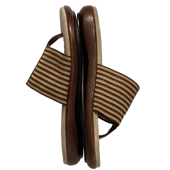 Island Slipper Elastic Thong Flat Sandal Size 6 - Picture 6 of 7